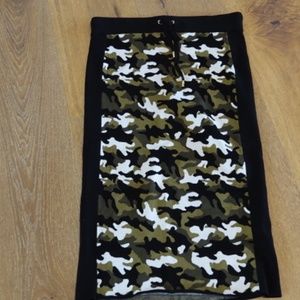 Michael Kors Camo Sweater Skirt